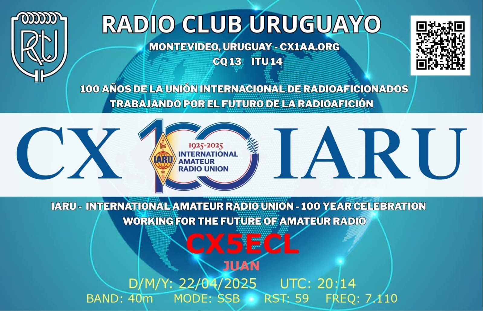 qsl rcu iaru